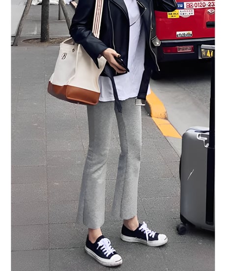 casual flared pants / 2color　hm1971