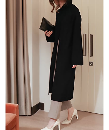 slit turtleneck knit / 3color　hm1876