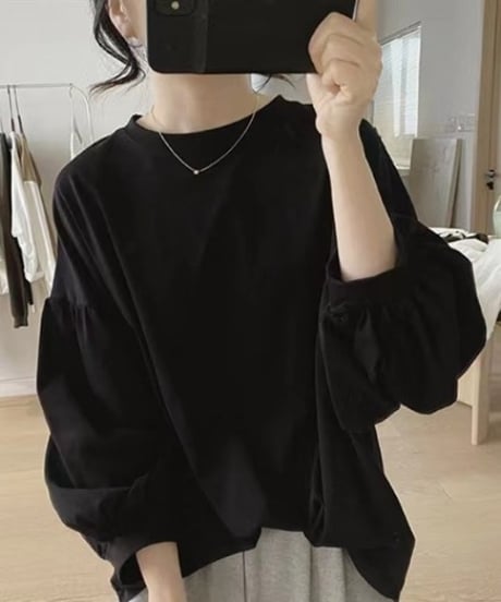 lantern sleeve top / 4color　hm1679