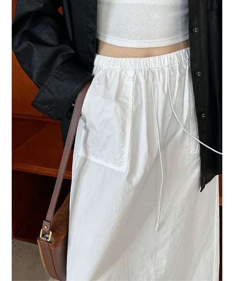 utility midi skirt / 3color　hm2068