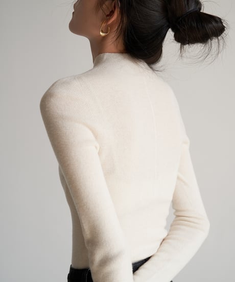 middle neck knit / 5color　hm2801