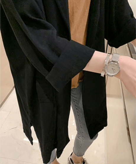 linen long coat / 3color　hm2905
