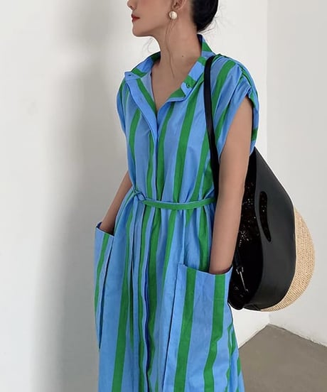 stripes one piece　hm1583