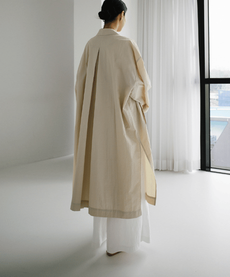 linen long shirt / 2color　hm2906