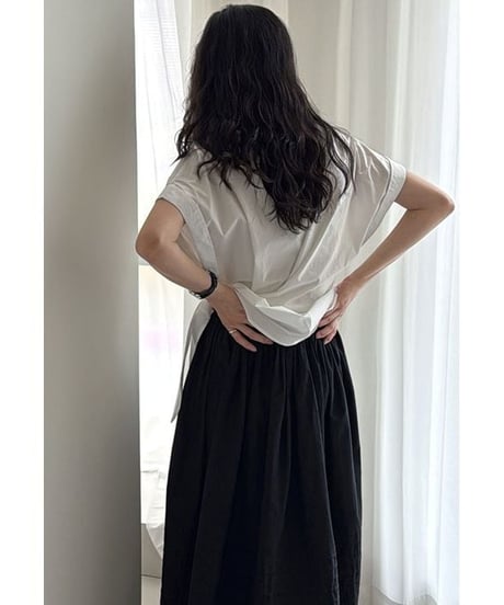 border hem skirt / 3color　hm2298