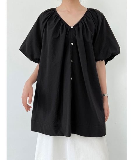 back ribbon blouse / 3color　hm2404