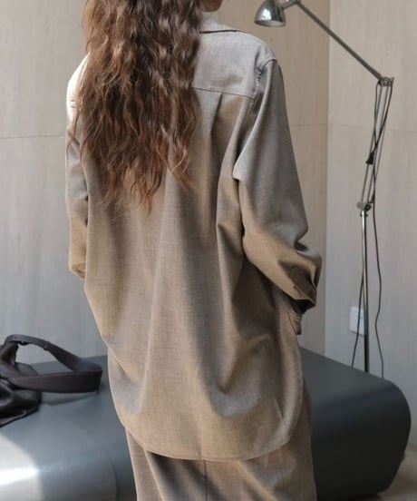 tuck skipper shirt / 2color　hm2014