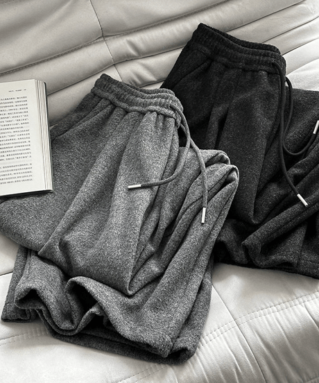 wide leg sweat pants / 2color　hm2738