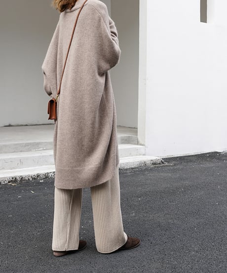 v-neck knit dress / 3color　hm1743