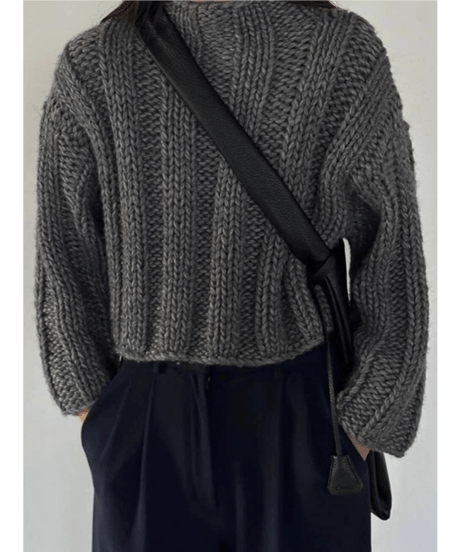 《即納》wide rib knit / 2color　hm1832
