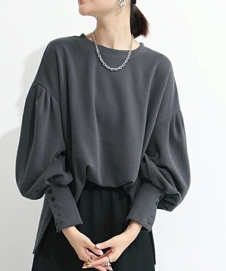 elegant puff sleeve top / 4color　hm2702