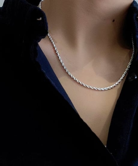 rope chain necklace / 3color　hm2137