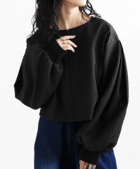 quilted bolero jacket　hm2585