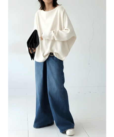 boat neck pullover / 5color　hm2638