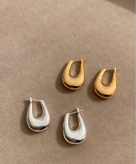 u-shaped glossy pierce / 2color　hm1220