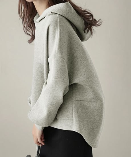 《即納》casual balloon silhouette hoodie　hm1728