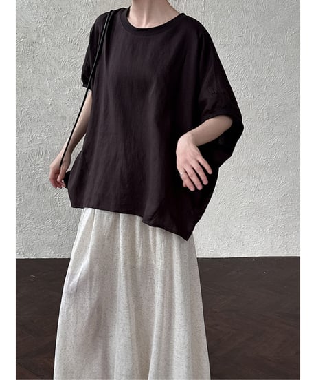 linen loose blouse / 2color　hm2942