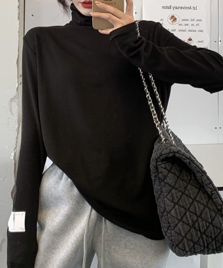 sleeve tag top  / 4color　hm1798