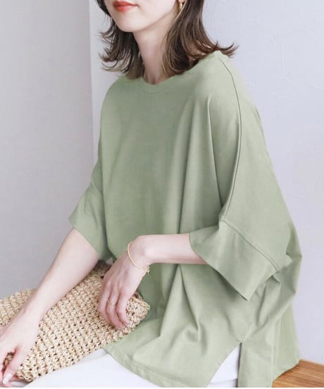 side slit top / 8color　hm2953