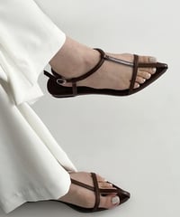 cross strap sandal / 2color　hm1572