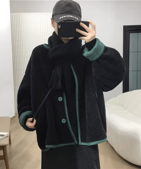 reversible boa blouson / 3color　hm2715