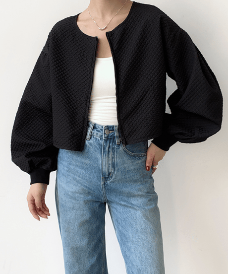 quilted bolero jacket　hm2585