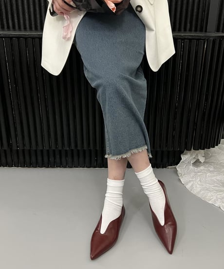 pointed toe pumps / 4color　hm1351