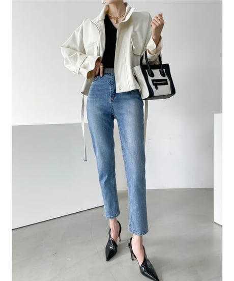 stand collar jacket / 3color　hm2841