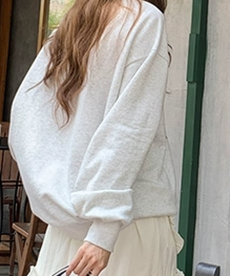 printed sweat pullover　hm1987