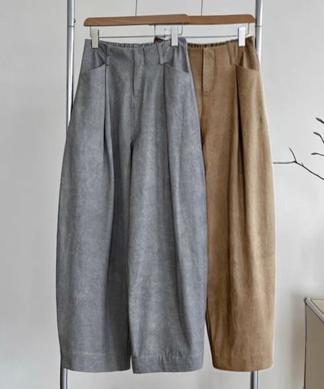 vintage tuck pants / 2color　hm1869
