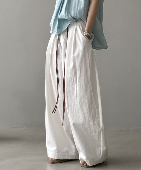belted breeze pants / 2color　hm2227
