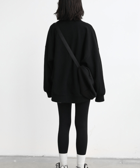 oversized v-neck cardigan / 2color　hm2604