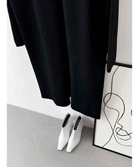 slit turtleneck knit / 3color　hm1876