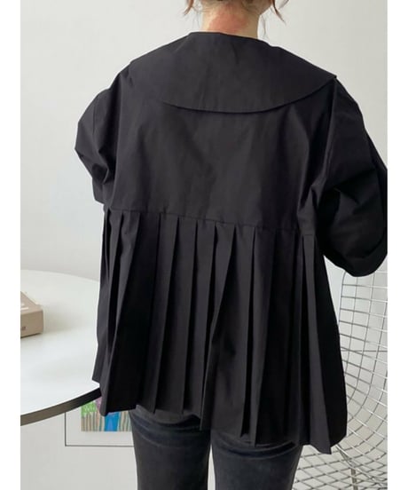 large collar blouse / 2color　hm2852