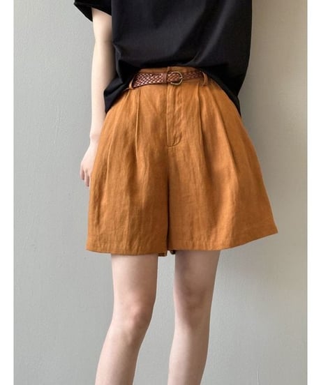 linen touch shorts / 3color　hm2366