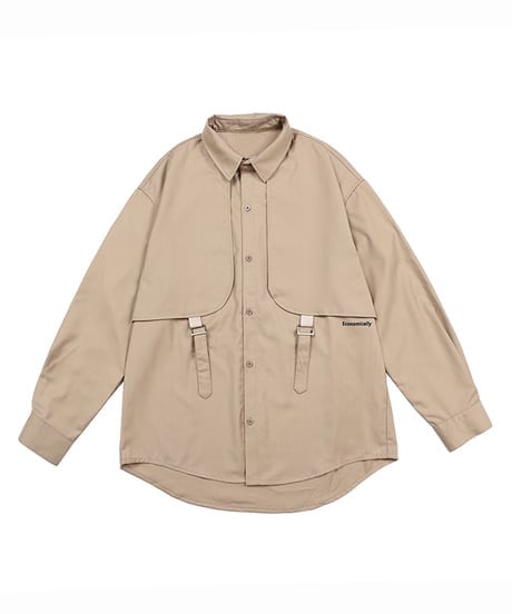 adjustable-belt shirt / 3color　hm1942