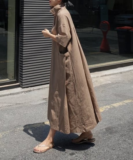 linen skipper op / 4color　hm1483