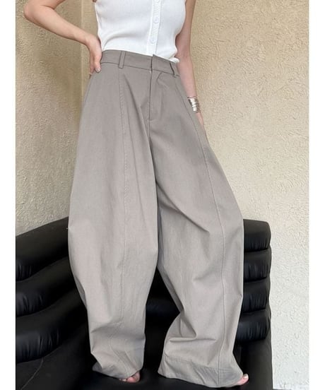 cocoon wide pants / 2color　hm2319