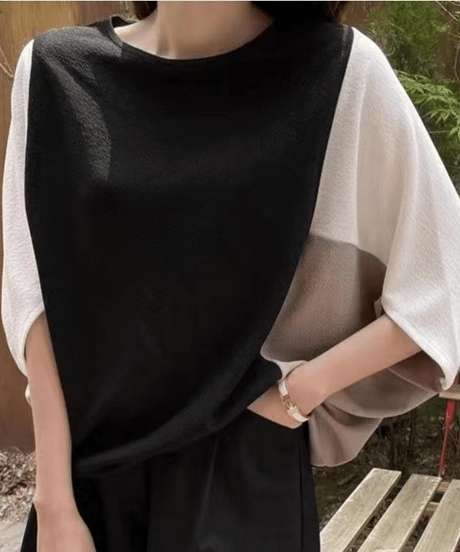 color block top / 7color　hm2971