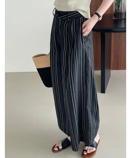 stripe relax pants / 2color　hm2370