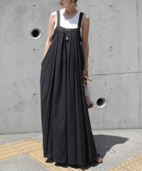 sleeveless flare dress / 2color　hm2946