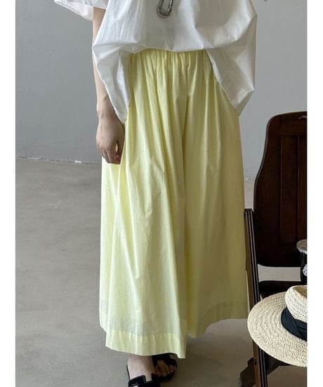 airy gather skirt / 2color　hm2297