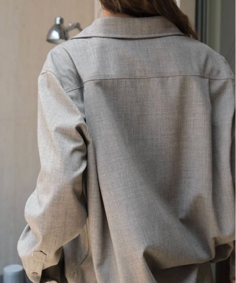 tuck skipper shirt / 2color　hm2014