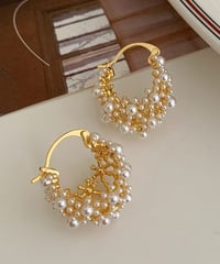 pearl hoop pierce　hm2318