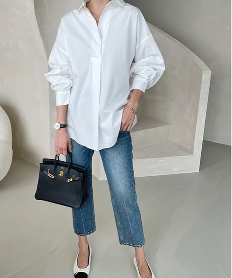oversize shirt tunic / 3color　hm2825