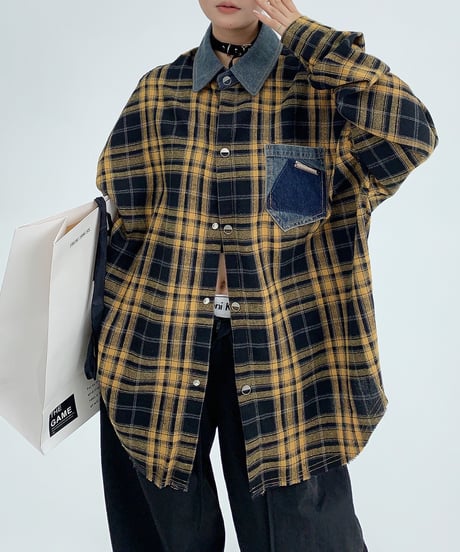 remake style shirt / 2color　hm1939
