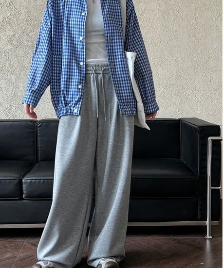 soft wide sweatpants / 3color　hm2065
