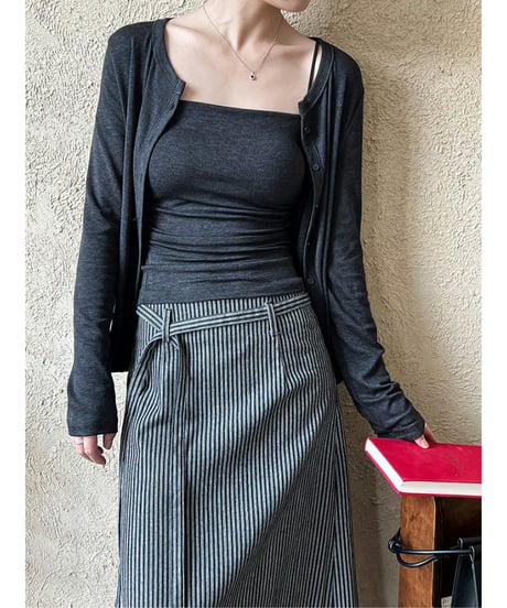 cami & cardigan set / 3color　hm2051
