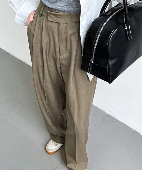 relaxed wide pants / 3color　hm2069