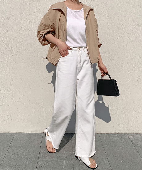 light zip blouson / 3color　hm2845